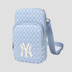 Túi Đeo Chéo MLB Monogram Baby Blue 32BGDK111-50S Màu Xanh