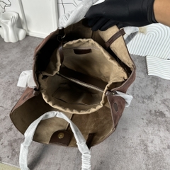 Túi Polene Cyme Bản Hàn Da Lộn Size Mini Màu Nâu Cafe