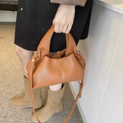 Túi Polene Numero Bản Hàn Size 23cm Màu Nâu