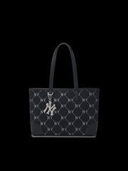Túi Tote MLB New York Yankees Diamond Monogram Jacquard Màu Đen