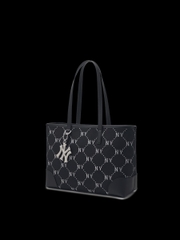 Túi Tote MLB New York Yankees Diamond Monogram Jacquard Màu Đen