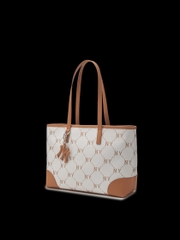 Túi Tote MLB New York Yankees Diamond Monogram Jacquard Màu Kem