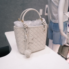Túi Tote Mini Bottega Remake Hàn Da Cừu Size 19 cm
