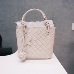 Túi Tote Mini Bottega Remake Hàn Da Cừu Size 19 cm