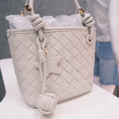 Túi Tote Mini Bottega Remake Hàn Da Cừu Size 19 cm