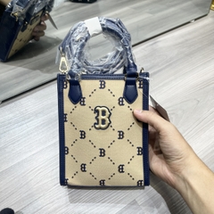 Túi Tote Mini MLB Kid Logo Chữ B Màu Vàng