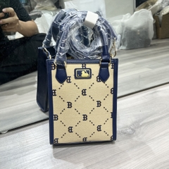 Túi Tote Mini MLB Kid Logo Chữ B Màu Vàng