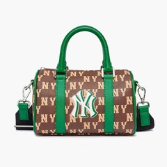 Túi Trống MLB Dia Logo NY 3ABWS023N-50BRD Màu Xanh Nâu