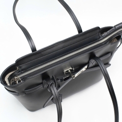 Túi Xách Balen Bel Air Small Tote Da Bê Màu Đen 28 cm