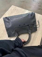 Túi Xách Balenciaga Le City Bản Hàn Da Bò Xám