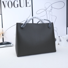 Túi Xách Bottega Veneta Andiamo Bản Hàn Da Bê Size 32 Màu Xanh Army