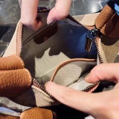Túi Xách Burberry Remake Hàn Vải Canvas 20cm