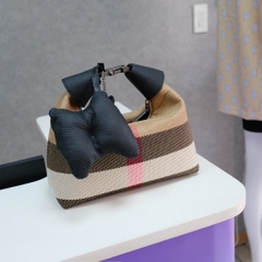 Túi Xách Burberry Remake Hàn Vải Canvas 20cm