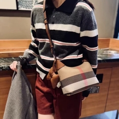 Túi Xách Burberry Remake Hàn Vải Canvas 20cm