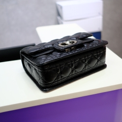 Túi Xách Dior Caro Remake Hàn Da Cừu Size 21cm