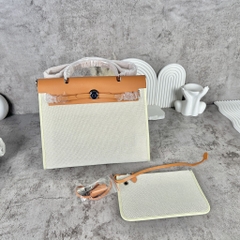 Túi Xách Hermes Herbag Bản Hàn Size 31cm Màu Canvas