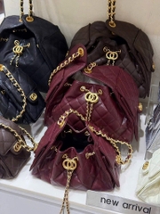 Túi Xách Hobo Chanel 25 Caviar Màu Đỏ