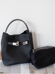 Túi Xách Mini Tote Osoi Made Korea Da Bò Togo 18cm