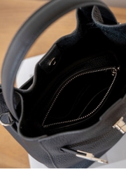 Túi Xách Mini Tote Osoi Made Korea Da Bò Togo 18cm