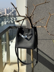 Túi Xách Mini Tote Osoi Made Korea Da Bò Togo 18cm