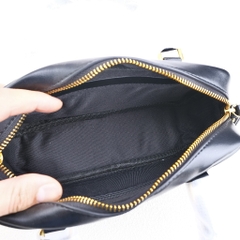 Túi Xách Miumiu Bản Hàn Da Bê 22cm Màu Đen