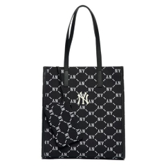 Túi Xách MLB Monogram Tote Bag NY 3AORM012N-50BKS Màu Đen