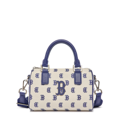 Túi Xách MLB Trống Monogram Logo Chữ B Màu Beige