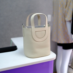 Túi Xách Picotin Poppy Loop 18cm Màu Kem
