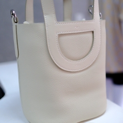Túi Xách Picotin Poppy Loop 18cm Màu Kem