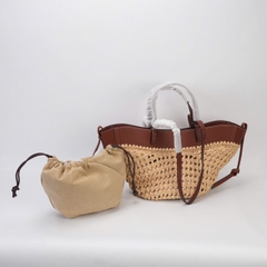 Túi Xách Polene Raffia Cyme Bản Hàn Chất Cói