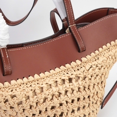 Túi Xách Polene Raffia Cyme Bản Hàn Chất Cói