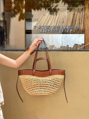 Túi Xách Polene Raffia Cyme Bản Hàn Chất Cói