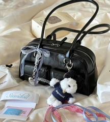 Túi Xách Stand Oil Chubby Bag Màu Đen