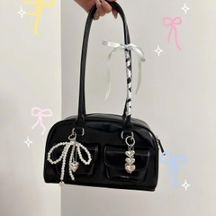 Túi Xách Stand Oil Chubby Bag Màu Đen