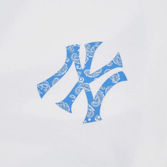 Áo Phông MLB Logo NY 3ATS53023-50WHS Màu Trắng