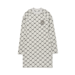 Váy MLB Monogram Slim Logo NY 3FOPM0124-50CRS Màu Xám