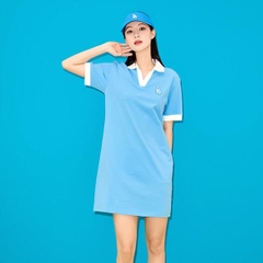 Váy Polo MLB LA Dodgers 3FOPB0333-07SBS Màu Xanh Blue