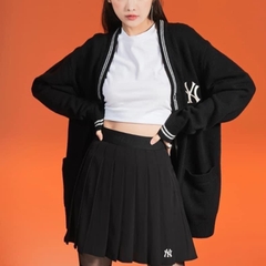 Váy Xếp Ly MLB 3FSKB0324-50BKS Màu Đen