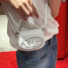 Túi Xách Diesel Mini Bag 12cm Màu Trắng Remake Hàn
