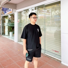 Áo Cộc Tay LifeWork Thun Lạnh Màu Đen