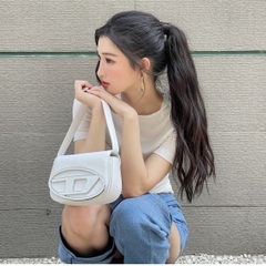 Túi Đeo Chéo Diesel Shoulder Bag 20cm Bản Remake Hàn Màu Trắng
