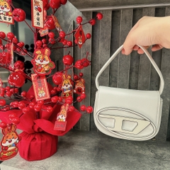 Túi Xách Diesel Mini Bag 12cm Màu Trắng Remake Hàn