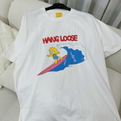 Áo Phông ADLV X SIMPSONS Bé Cưỡi Sóng Màu Trắng