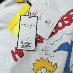 Áo Phông ADLV X SIMPSONS Bé Cưỡi Sóng Màu Trắng