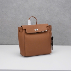 Balo Hermes Ado Remake Hàn Da Bò Togo 20cm Màu Xám