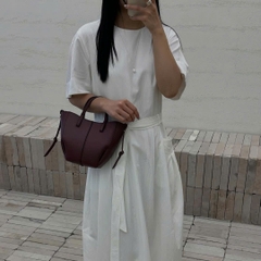 Túi PL Cyme Bản Hàn Da Bò 2026 Size Mini