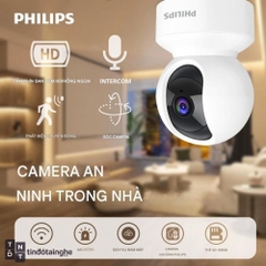 Camera Xoay WiFi Phillips 6000 Series (TAI6000W) | Theo Dõi Ban Đêm, Mic Thoại 2 chiều, App tiếng việt