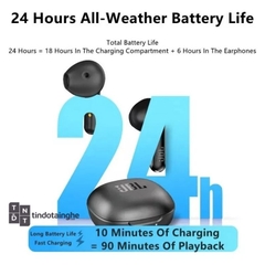 Tai nghe Bluetooth True Wireless JBL T280 X2 | NEW - JBL Pure Bass, Earbuds, Bluetooth 5.3