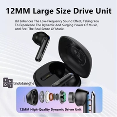 Tai nghe Bluetooth True Wireless JBL T280 X2 | NEW - JBL Pure Bass, Earbuds, Bluetooth 5.3