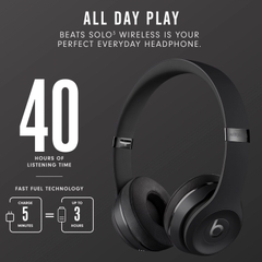 Tai nghe không dây Bluetooth Beats Solo 3 | NEW